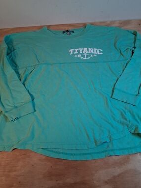 Basix Of America Womens Tee Sz L Titanic Spirit Jersey